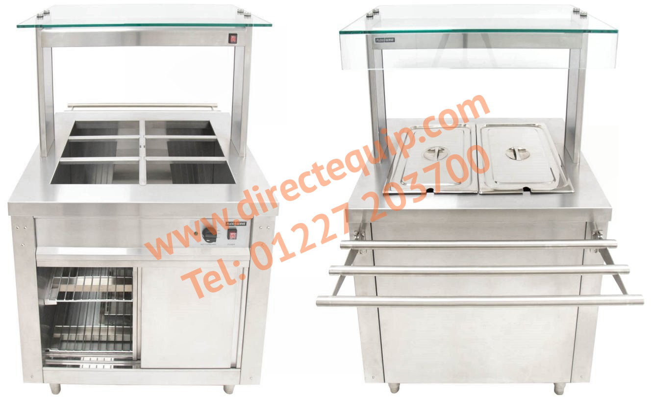 Parry FS-HB2 Flexi-Serve Hot Cupboard with Dry Bain Marie Top